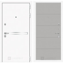 Входная дверь Лайн WHITE 13 - Грей софт
