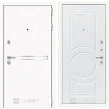 Входная дверь Лайн WHITE 23 - Белый софт